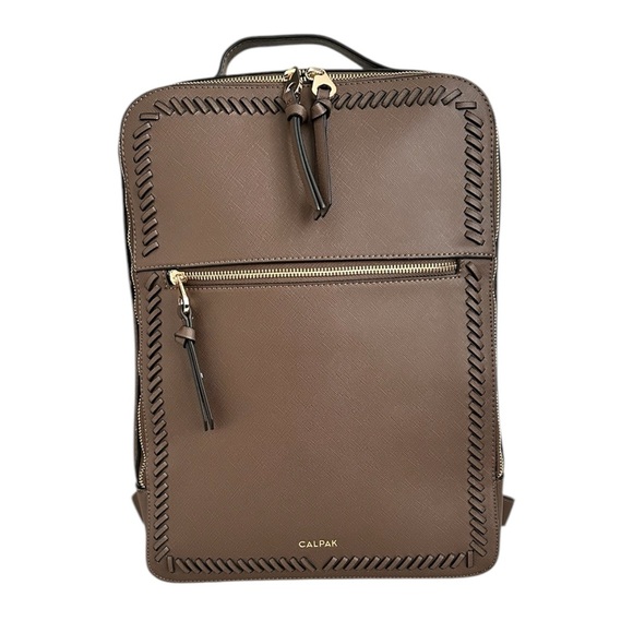 CALPAK Kaya 15 inch Laptop Computer Backpack in Mocha Limited Color $138 MSRP - Picture 12 of 17